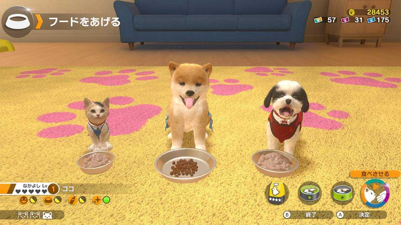 nintendo switch dogs and cats game