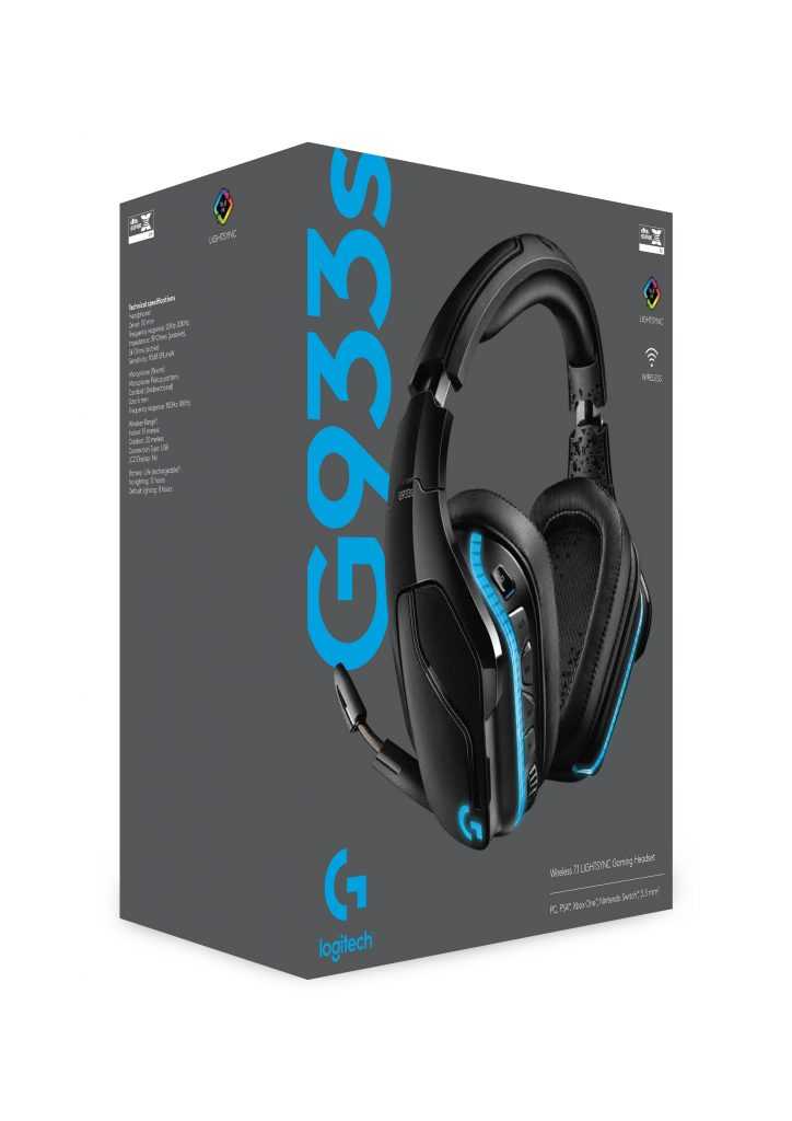 Logitech G933s 7.1 Wireless Lightsync Rgb Gaming Headset (pc Mac Ps4 