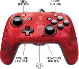 PDP NS Controller Deluxe Red Camo (Nintendo Switch) - Image 5