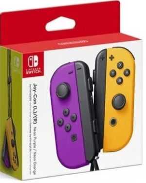 Nintendo Switch Joy-Con Pair - Neon Purple / Neon Orange (Nintendo Switch) - Image 2