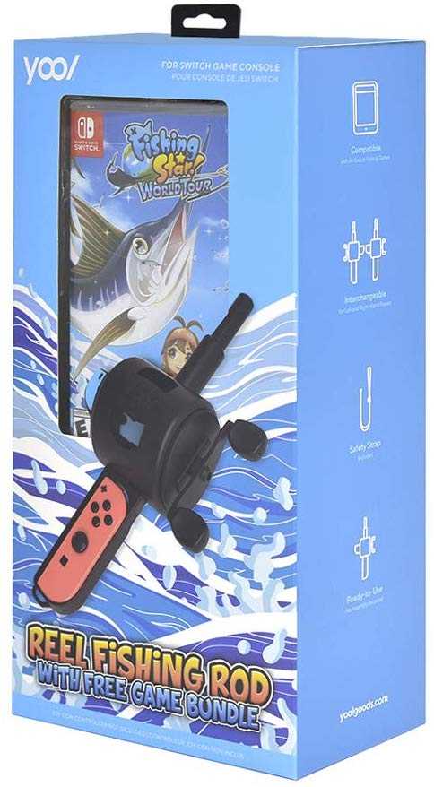 Reel Fishing Rod Bundle with Fishing Star World Tour (Nintendo Switch) -  Games Home