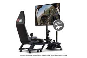 Next Level Racing F-GT Formula and GT Simulator Cockpit – Matte Black - Image 8