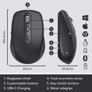 Logitech MX Anywhere 3 Compact Performance Mouse (PC) - Image 9