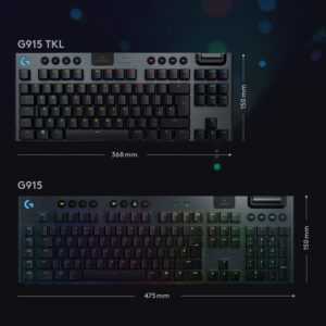 Logitech G915 TKL Tenkeyless LIGHTSPEED Wireless RGB Keyboard - Tactile (PC/Mac) - Image 6