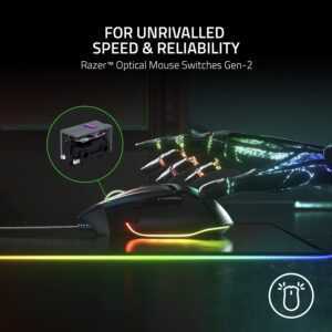 Razer Basilisk V3 - Ergonomic Wired Gaming Mouse (PC) - Image 6