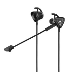 Turtle Beach Battle Buds In-Ear Gaming Headset – Black/Silver