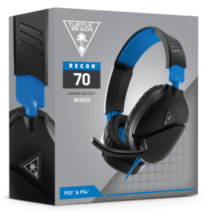 Turtle Beach Recon 70 Gaming Headset - Black/Blue (PS5/PS4) - Image 11