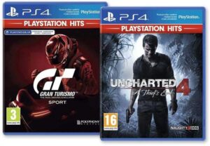 2 in 1 Bundle: Gran Turismo Sport + Uncharted 4: A Thief's End (PS4)