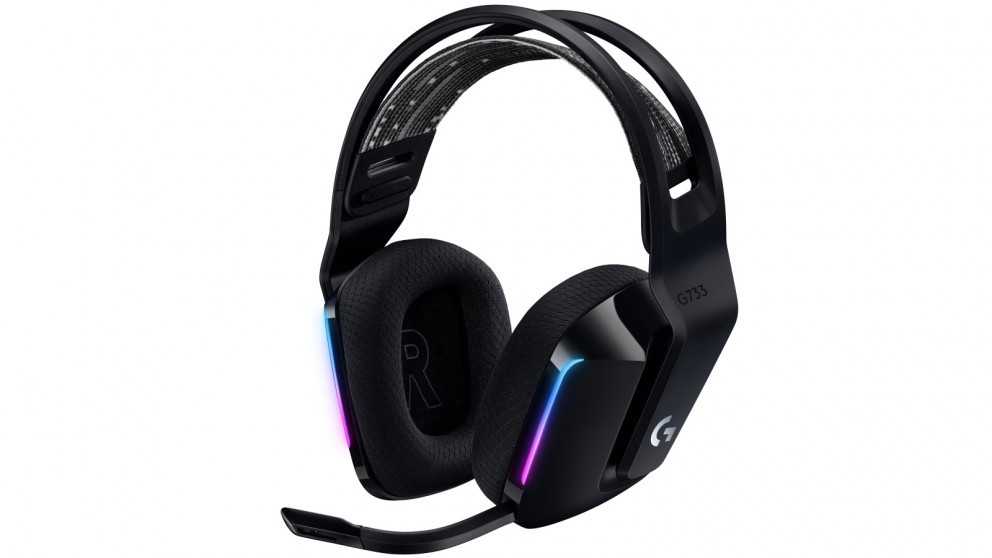 black pc headset