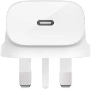 BELKIN 20w AC Charger - Standalone White - Image 6