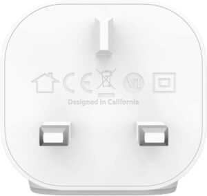 BELKIN 20w AC Charger - Standalone White - Image 2