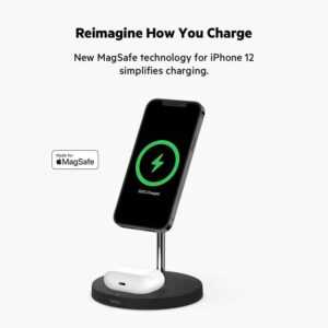 BELKIN BOOST↑CHARGE™ Pro 2-in-1 Wireless Charger Stand With Magesafe 15w - Image 5