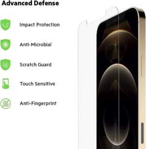 BELKIN IPhone 12 Pro Max Tempered Glass - Image 6