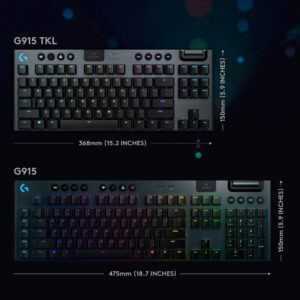 Logitech G915 TKL Wireless Mechanical RGB Keyboard - GL-Linear (PC/Mac) - Image 2