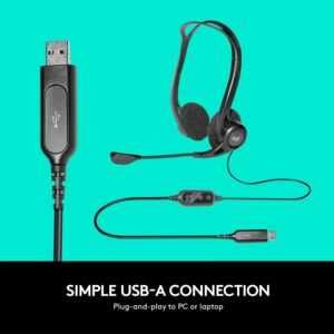 Logitech H370 USB Stereo Headset (PC/Mac) - Image 4