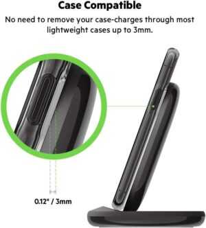 BELKIN BOOST↑CHARGE™ 15W Wireless Charging Stand + QC™ 3.0 24w Wall Charger - Image 4