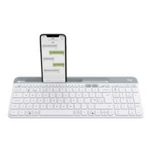 Logitech K580 Slim Multi-Device Bluetooth Keyboard - Off-White (PC/Mac) - Image 7