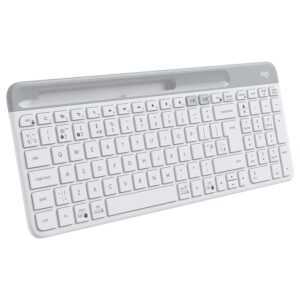 Logitech K580 Slim Multi-Device Bluetooth Keyboard - Off-White (PC/Mac) - Image 4