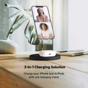 BELKIN BOOST↑CHARGE™ Pro 2-in-1 Wireless Charger Stand With Magesafe 15w - Image 3