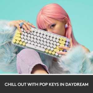 Logitech POP Keys Wireless Bluetooth Mechanical Keyboard - Daydream Mint (PC/Mac) - Image 3