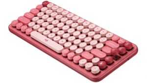 Logitech POP Keys Wireless Bluetooth Mechanical Keyboard - Heartbreaker Rose (PC/Mac) - Image 6