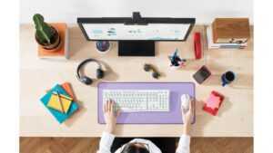 Logitech Desk Mat Studio Series - Lavender - Image 3