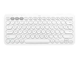 Logitech K380 Multi-Device Bluetooth Keyboard for Mac - White (Mac)