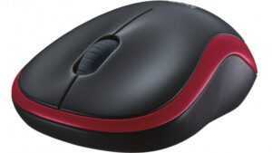 Logitech M185 Wireless Mouse - Red (PC/Mac) - Image 3