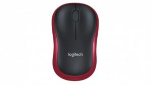 Logitech M185 Wireless Mouse - Red (PC/Mac)