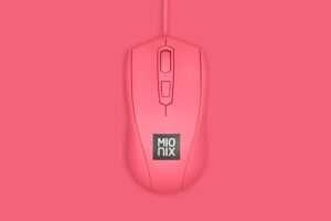 Mionix Avior Frosting Ambidextrous Optical Gaming Mouse - Pink (PC)