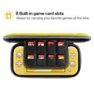 Tomtoc Travel Protective Case - Yellow (Nintendo Switch Lite) - Image 4