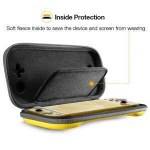 Tomtoc Travel Protective Case - Yellow (Nintendo Switch Lite) - Image 6