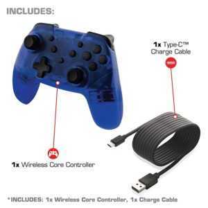 Nyko Wireless Core Controller - Blue (Nintendo Switch) - Image 2