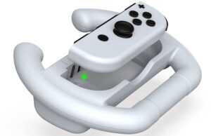 DOBE Joy-Con Steering Wheel (Set Of 2) - White (Nintendo Switch OLED) - Image 3