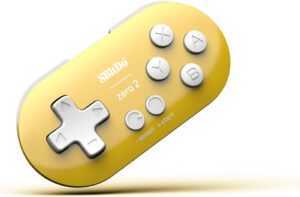 8Bitdo Zero 2 Bluetooth Gamepad - Yellow (PC/Mobile/Nintendo Switch)