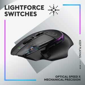 Logitech G502 X Plus Lightspeed RGB Mouse - Black (PC/Mac) - Image 2