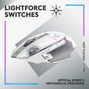 Logitech G502 X Plus Lightspeed RGB Mouse - White (PC/Mac) - Image 2