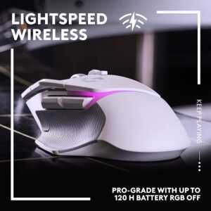 Logitech G502 X Plus Lightspeed RGB Mouse - White (PC/Mac) - Image 3