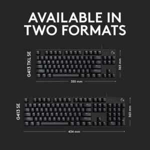 Logitech G413 SE Full-Size Mechanical Gaming Keyboard (PC) - Image 6