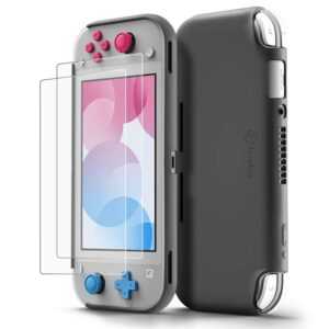 Tomtoc Liquid Silicon Case - Gray (Nintendo Switch Lite)