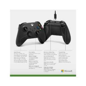 Xbox Wireless Controller + USB C Cable for Windows & 3.5MM (PC, Xbox One, Xbox Series S|X) - Image 5