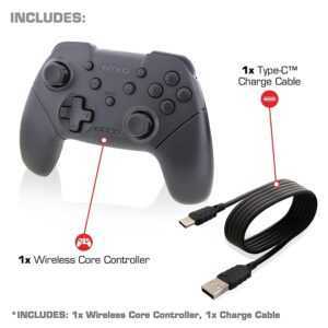 Nyko Wireless Core Controller - Black (Nintendo Switch) - Image 4