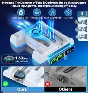 OTVO Multifunctional Cooling Stand With Controller Charger (PS5) - Image 2