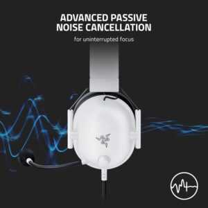 Razer BlackShark V2 X - Wired Gaming Headset - White Edition (PC/Mac/Switch/Playstation/Xbox) - Image 4