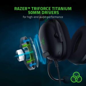 Razer BlackShark V2 - Wired Gaming Headset + USB Sound Card (PC/Mac/Switch/Playstation/Xbox) - Image 2