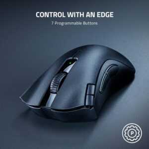 Razer DeathAdder V2 X HyperSpeed - Wireless Ergonomic Gaming Mouse (PC) - Image 5