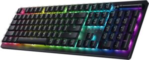 Razer DeathStalker V2 Pro - Wireless Low Profile Optical Gaming Keyboard - Linear Red Switch (PC)