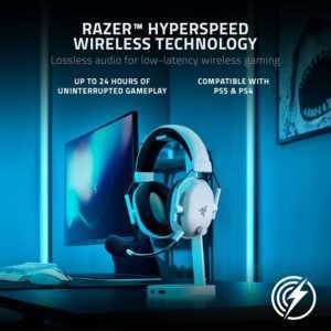 Razer BlackShark V2 Pro - Wireless Gaming Headset - White Edition (PC) - Image 2