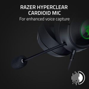 Razer Kraken Kitty V2 - USB Headset with RGB Kitty Ears - Black (PC) - Image 4