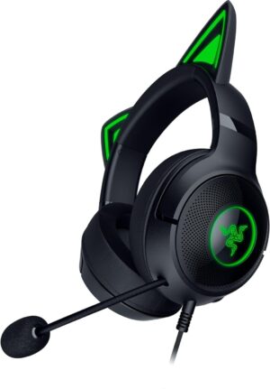 Razer Kraken Kitty V2 - USB Headset with RGB Kitty Ears - Black (PC) - Image 8